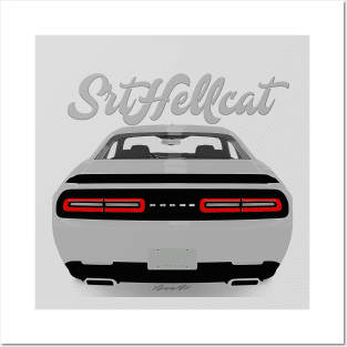 SRT HELLCAT White Back Posters and Art